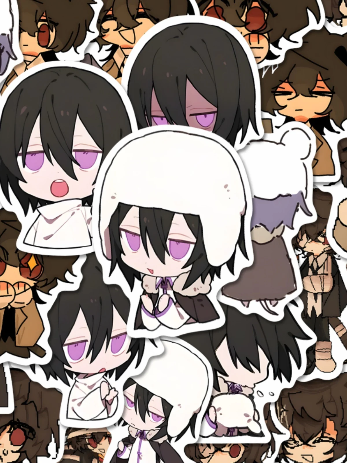 Nakajima Atsushi Dazai Osamu Anime Student Motorcycle Stickers Cup Waterproof Sticker Cell Phone Tablet Sticker