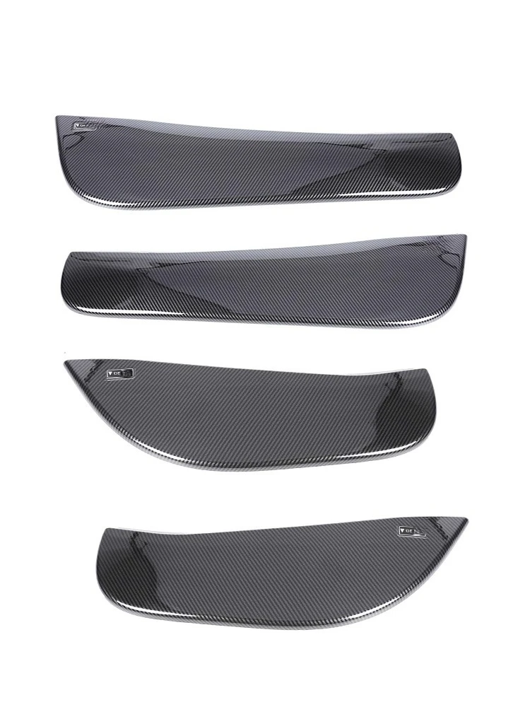 

For Changan Deepal SL03 2022-2025 4Pcs/Set Car Door Anti-kick Pad ABS Carbon Fiber Fully Enclosed Protective Cover Modification