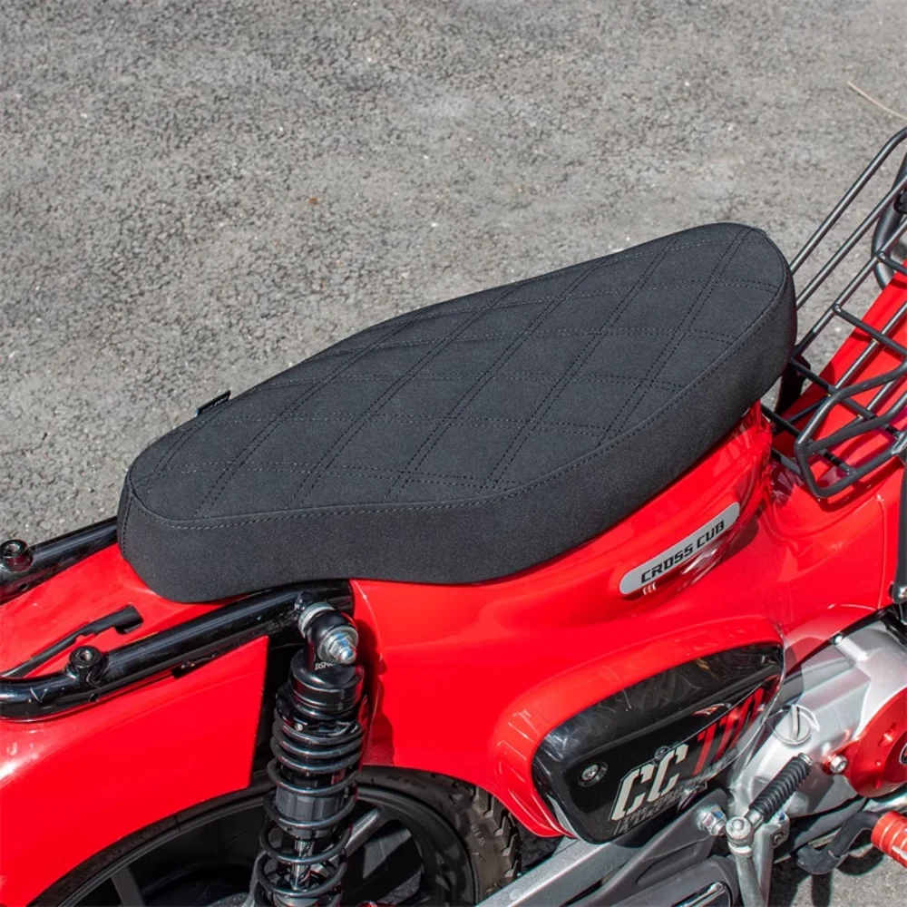 One Piece Retro Seat Cushion For Cross Cub 110 CC110 2023 2024 Cross Cub110 Front Driver Rear Passenger Seat Cover