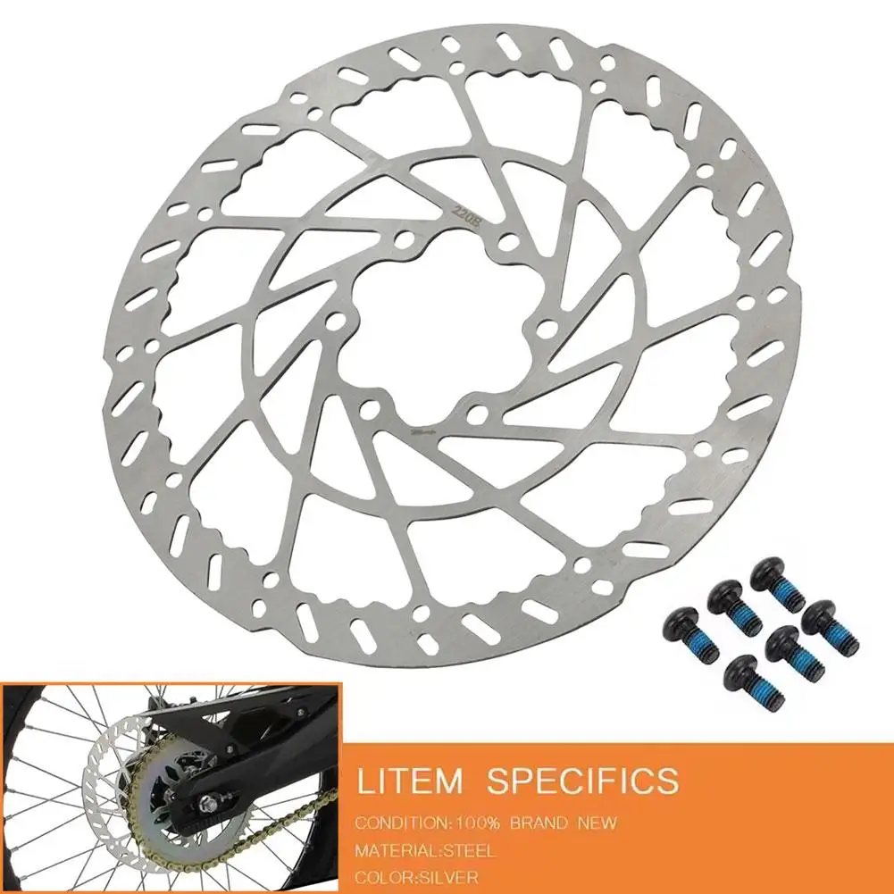 Rear Brake Disc For Talaria Sting Mx3 X3 Motorcycle Rear Rotor Brakes Steel Electric Dirt Bike Brake Rotor Accessories F9s8 - Image 4