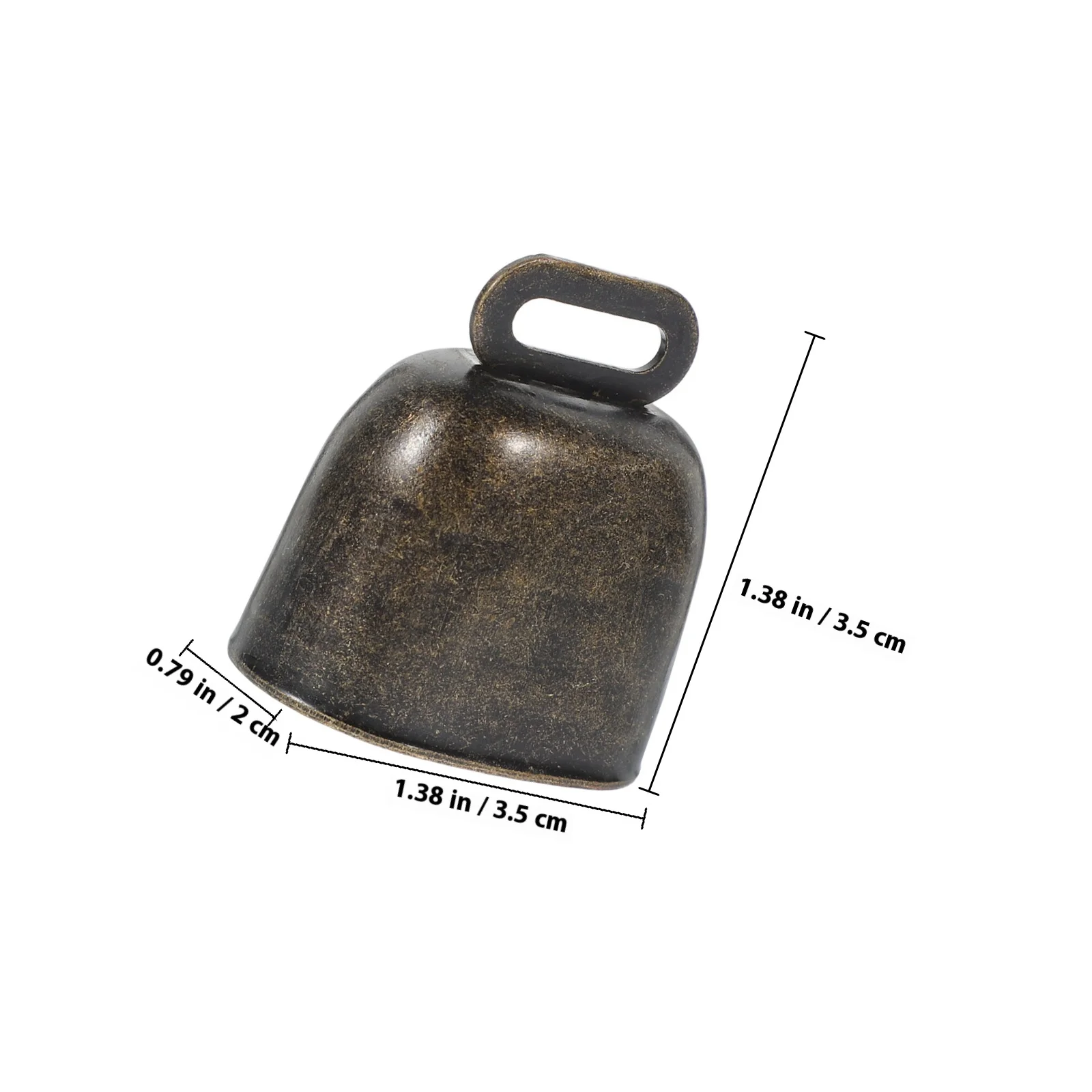 4 Uds. De campanas para mascotas, campana antipérdida de estilo Vintage para gatos, perros, campanas de hierro, suministros para pastoreo agrícola, adorno colgante de oveja y vaca