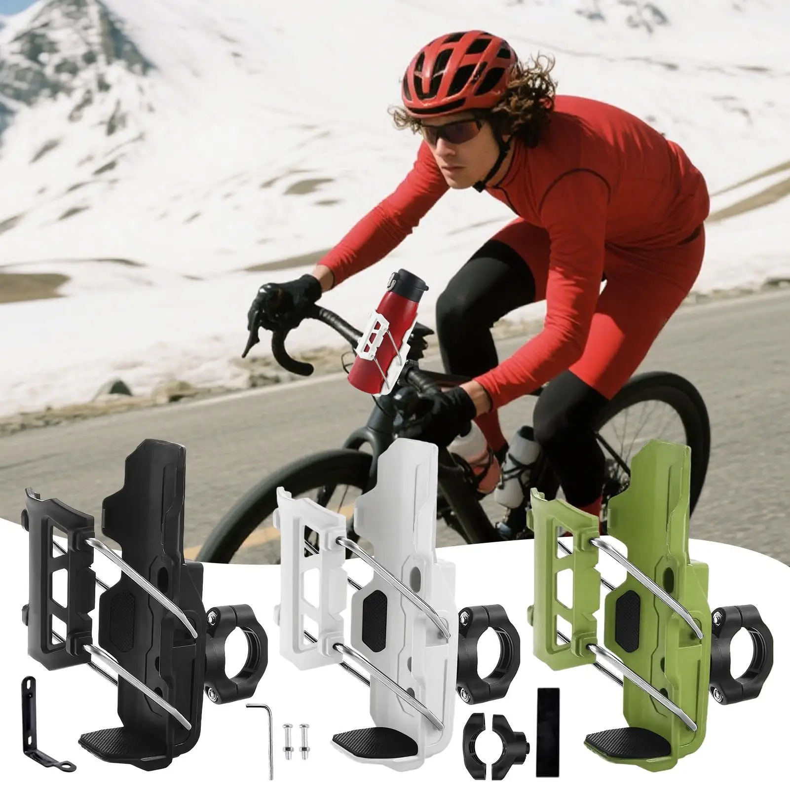 

Держатель для бутылки с водой на велосипеде, вращение на 360 градусов, крепление для питья на велосипеде, органайзер для бутылки с водой, стойка для велосипедных принадлежностей для мужа-подростков