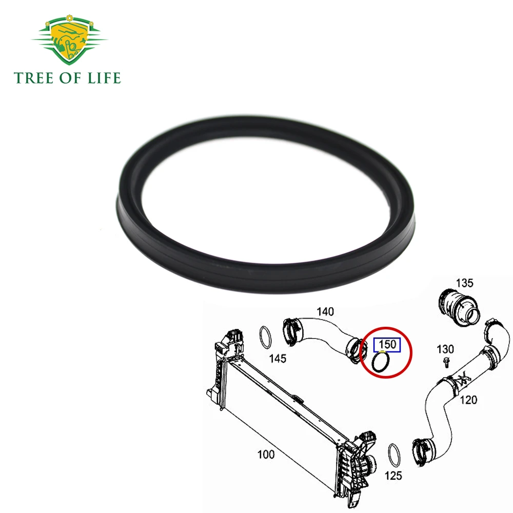 

Intercooler Turbo Pipe Gasket Seal For Renault Trafic Mk3 Vauxhall Opel Vivaro B X82 Mercedes Vito W447 1.6 CDI 2014+ 8201089106