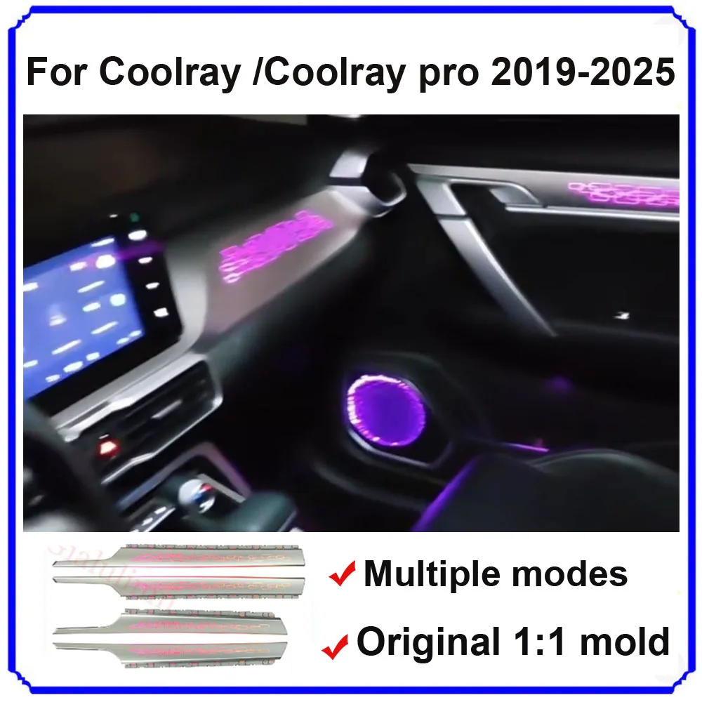 

Светодиодная атмосферная подсветка Gialulimn для Geely Binyue L / Coolray Pro 2019-2025: Декоративная лампа для интерьера, подсветка для создания настроения