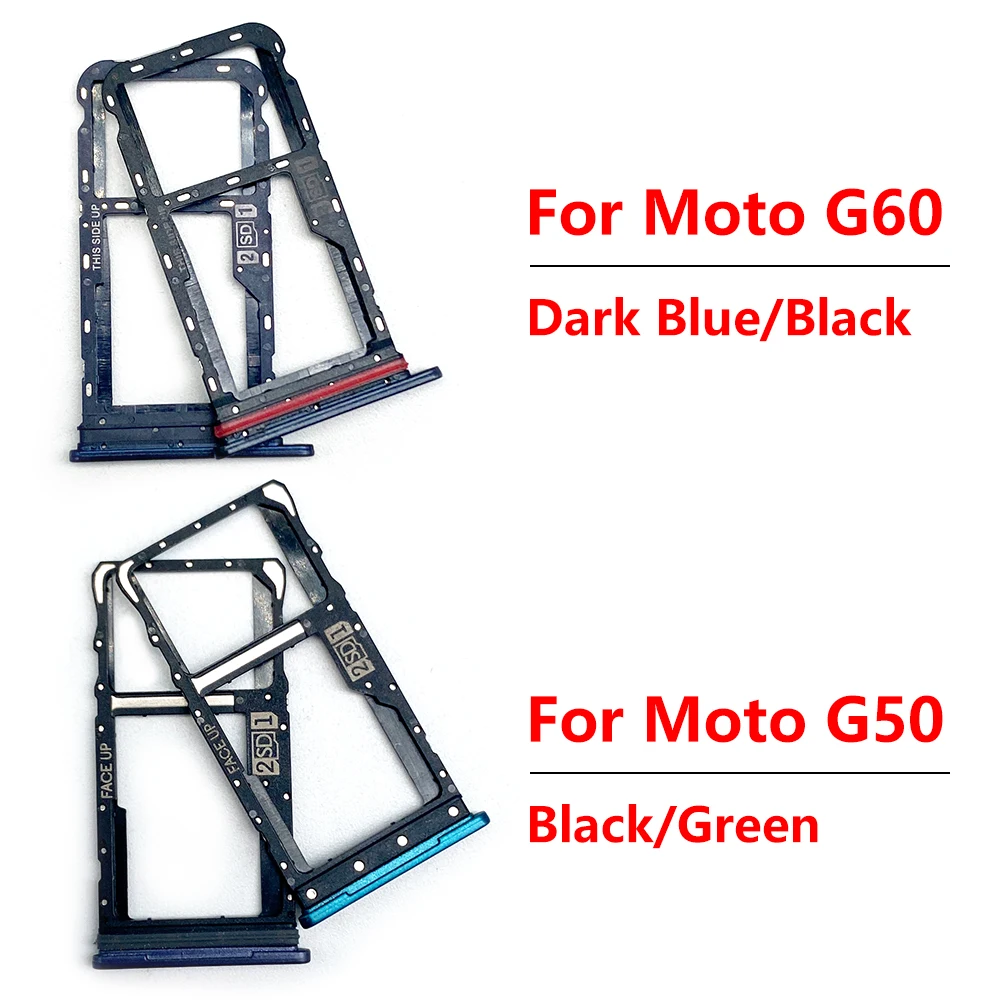 10Pcs，Sim Card Chip slot tray Holder repair part For Moto G10 G20 G30 G50 G60 G60S G100 G200 G31 G32 G34 G35 G41 G42 G54 G75 view 3