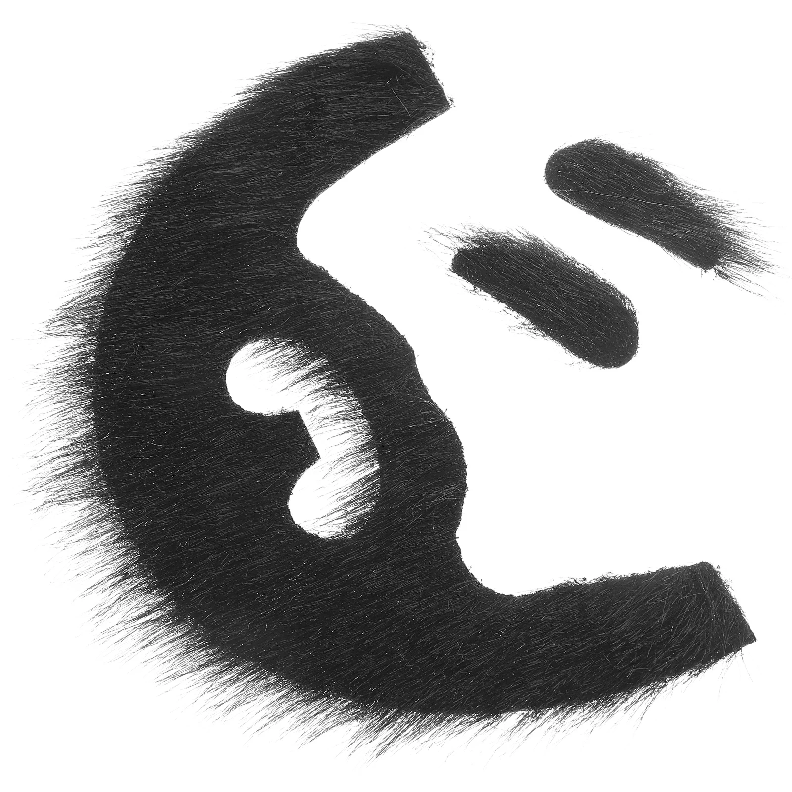 

1 set 1 Set Of Funny Fake Beard Eyebrow Prop For Halloween Party Cosplay Costume Accessory Lightweight Cloth Material Decorative