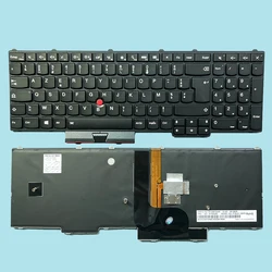 P50 AZERTY Backlit Keyboard For Lenovo Thinkpad P50 P51 P70 P71 01HW200 PYBLW-105FR 9A18649 SN20M15446 French Notebook