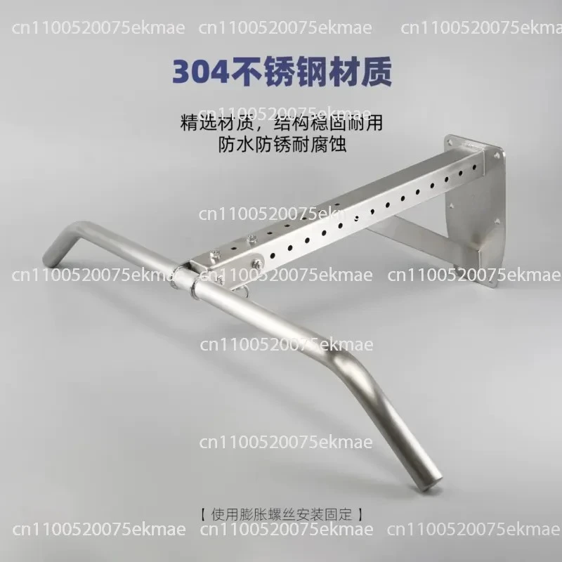 304 Stainless Steel Wall-mounted Horizontal Bar Sandbag Rack, Boxing Sandbag Rack, Sandbag Hanging Bracket