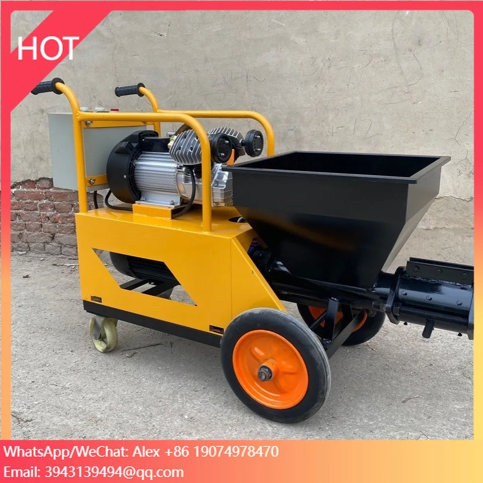 

220V 4kw Cement Wall Mortar Sprayer Industrial Machinery-Spraying Plastering Machine