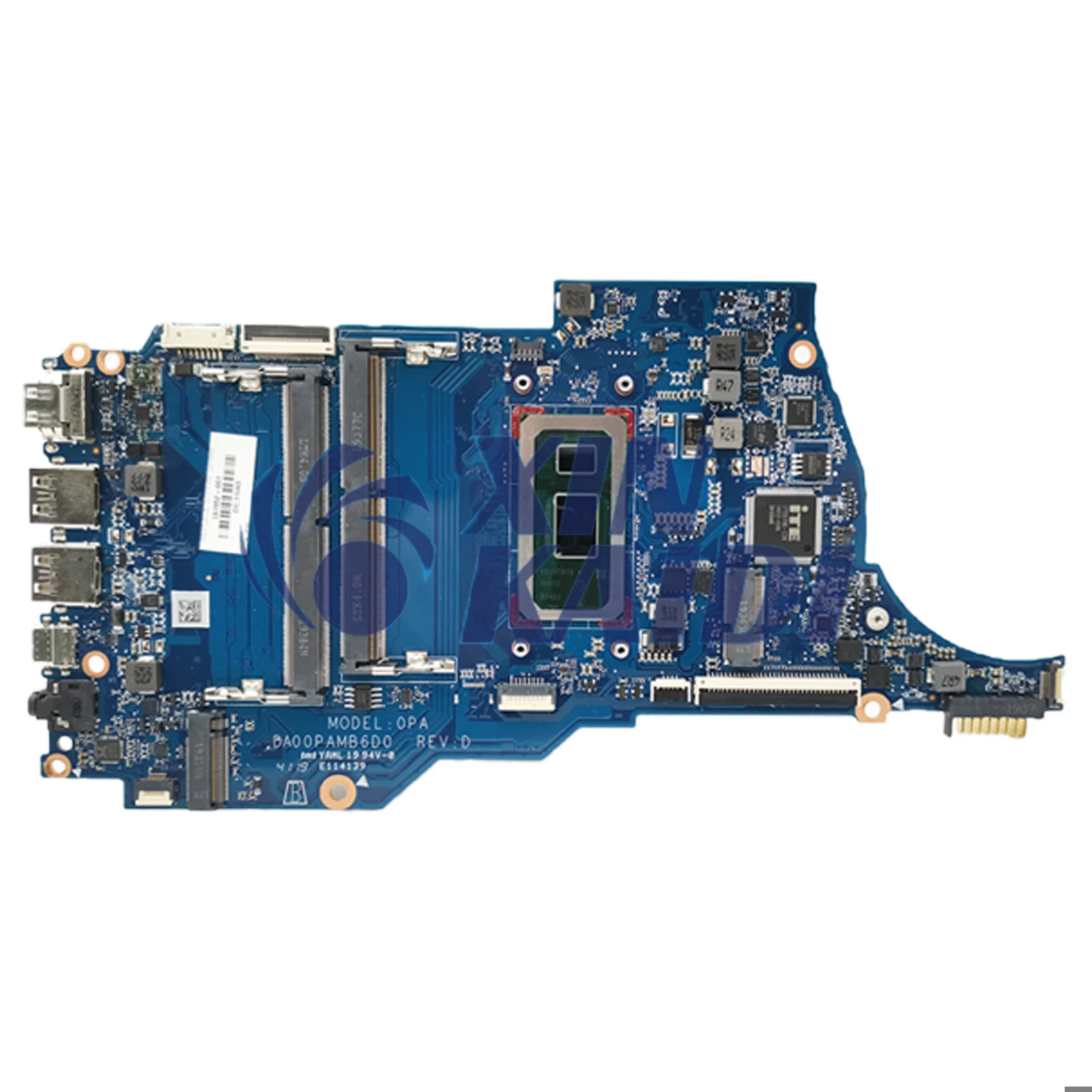 Computer Mainboard For HP 14S-DP 14-DQ 14-DR L61952-601 TPN-Q221 Laptop Motherboard With CPU i3 i5 i7 8th Gen DA00PAMB6D0