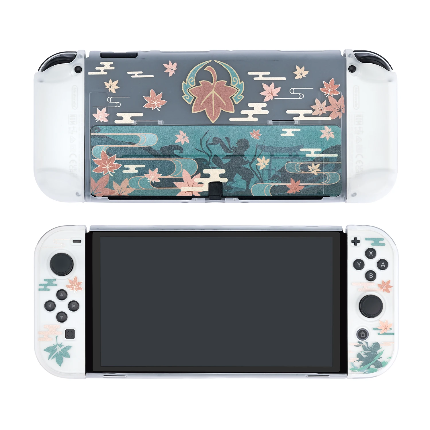Funda Nintendo Switch Oled Cover Anime Dockable Bảo Vệ Cứng Cho Công Tắc Điều Khiển Joy-Con Bộ Điều Khiển