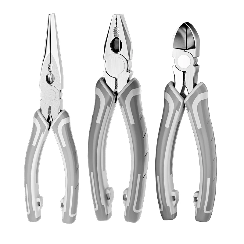 Wire Cutters Multifunctional Pliers Crimping Tools Stripper for Cutting Peeler Electrician Professional Hand Needle Nose Nippers