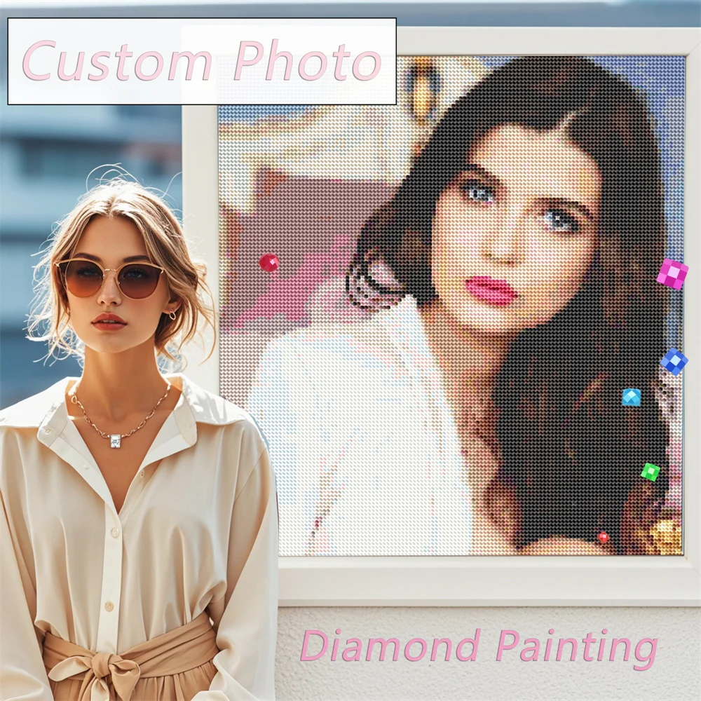 HUACAN Foto Benutzerdefinierte Diamant Malerei Bild Von Strass Diamant Mosaik 5D Stickerei Verkauf Paar Geschenk Wohnkultur