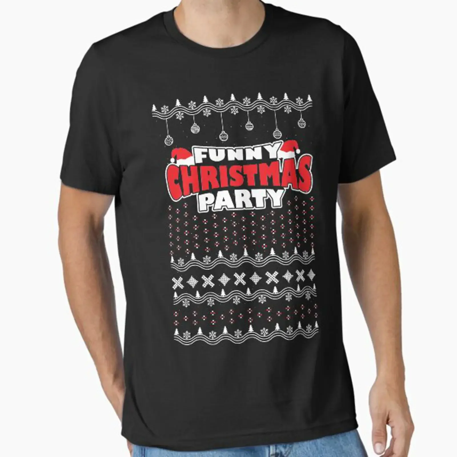 Lustige Weihnachtsparty-Kleider, entworfen und verkauft von Cheap Women's T Shirt, Vintage Washed Unisex Stretched Breathable Soft Casual