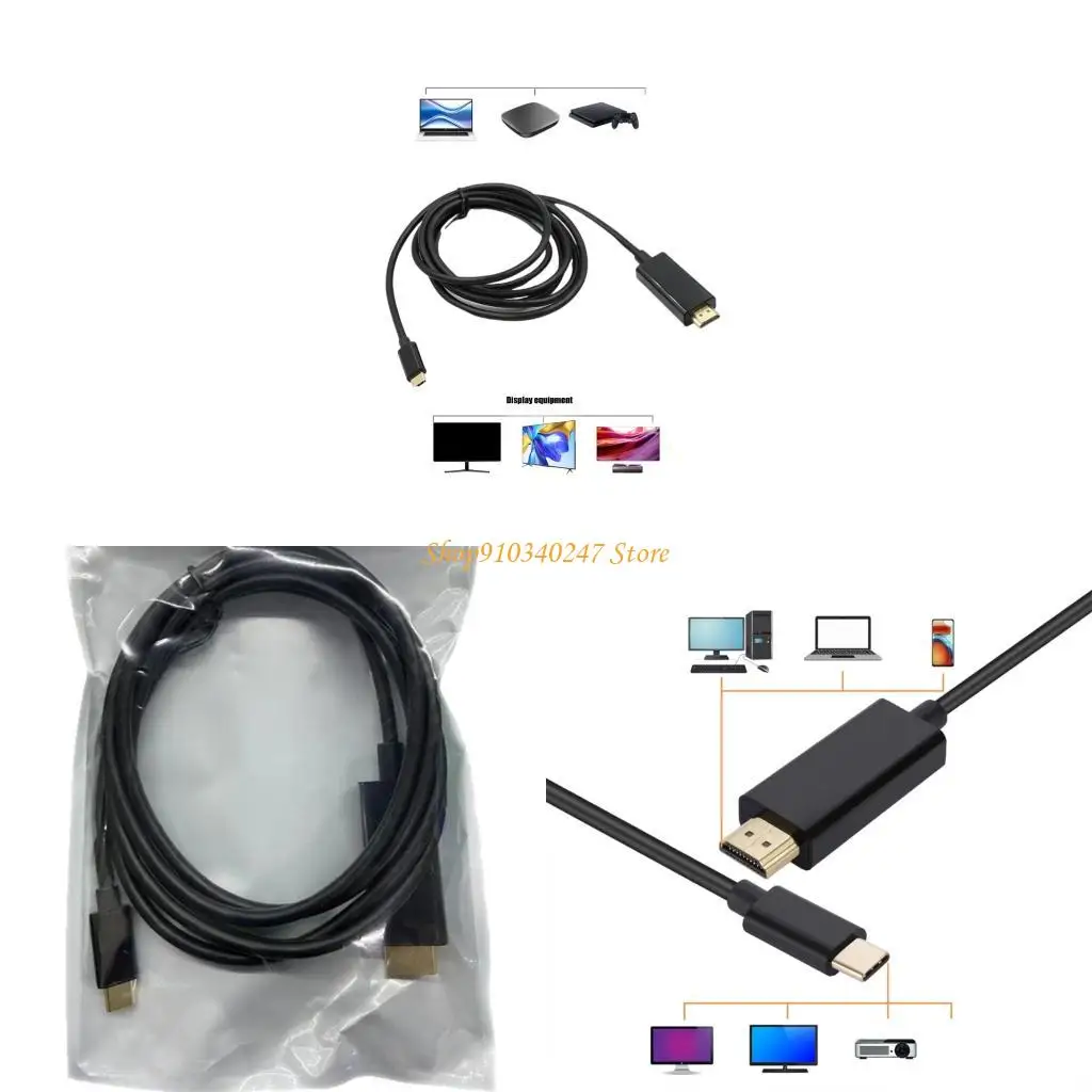 

Q22A USB C в HDTV Адаптер 4K@30HZ Video Converters Внешний адаптер HDTV HDTV