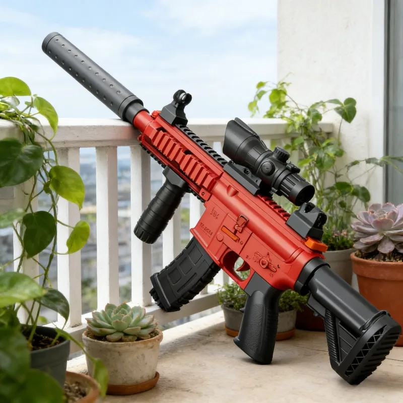 Handleiding Lagere Supply Bolt Soft Bullet M416 Speelgoedpistool Kinderen Aanvalsgeweer Single-Shot Machinepistool Kerstcadeau