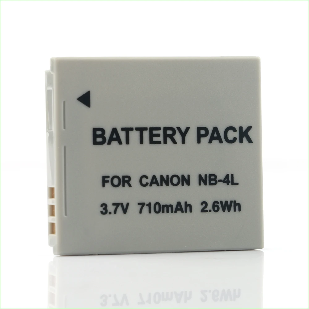 بطارية NB-4L NB 4L بطارية 710mAh بطارية لكانون IXUS 30 ، 40 ، 50 ، 55 ، 60 ، 65 ، 70 ، 75 ، 80 IS ، 100 IS ، 110 IS ، 120 IS ، 115 HS,