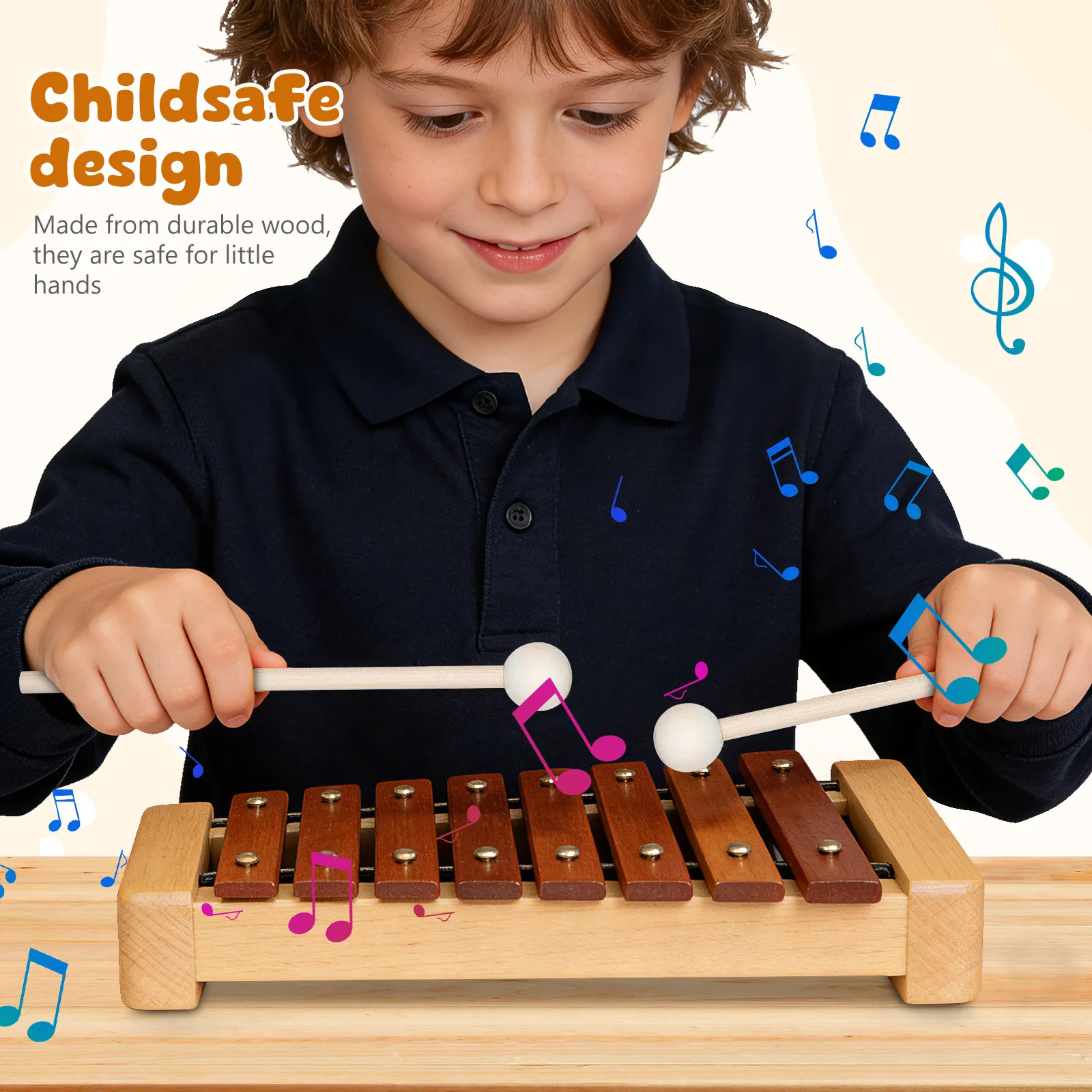 2Pcs Childsafe Wooden Xylophon - Woodworking Xylophone review and price