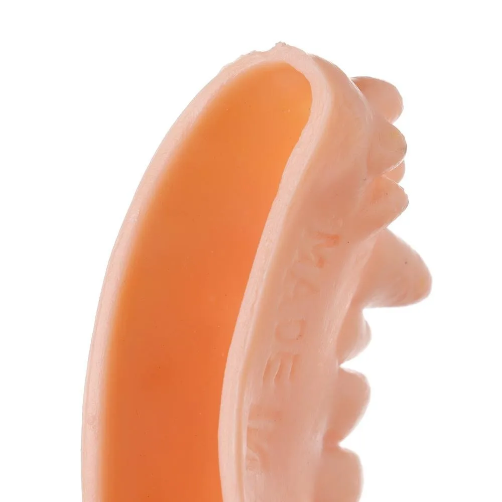10PCS Kreative Lustige Falsche Zahn Gummi Streich Trick Requisiten Zahn Spielzeug Aprilscherz Witze Spielzeug Zahnersatz Bucktooth Lustige Gadgets