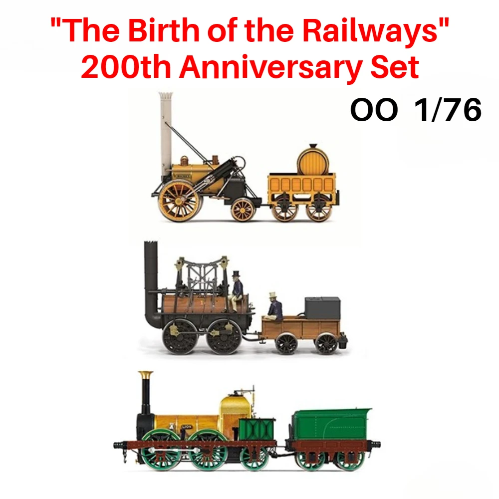 

Предварительная продажа OO Тип 1/76 Игрушечный поезд R30445 «Рождение железной дороги» Памятный набор на 200-летие Модель поезда Игрушка для мальчика в подарок