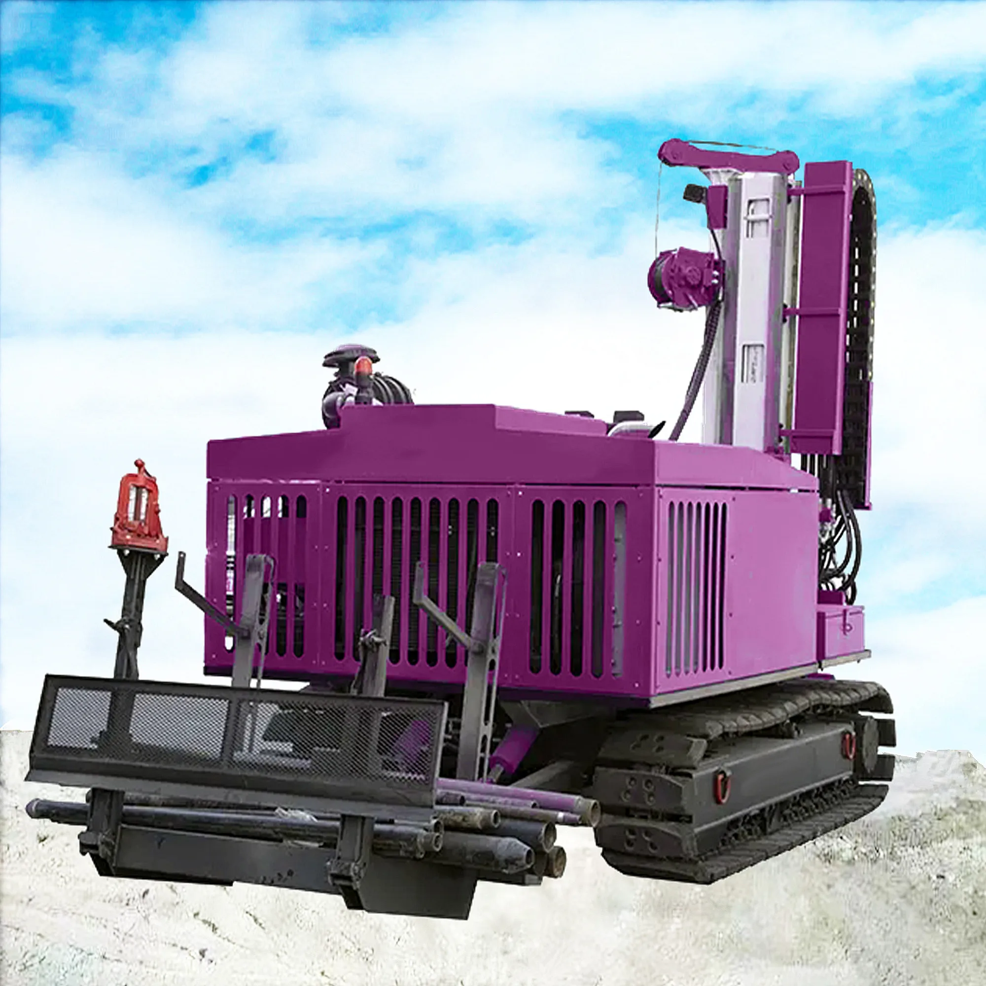 Perforadora de muestras de núcleo de plataforma de perforación de suelo portátil de plataforma de perforación de exploración geotécnica