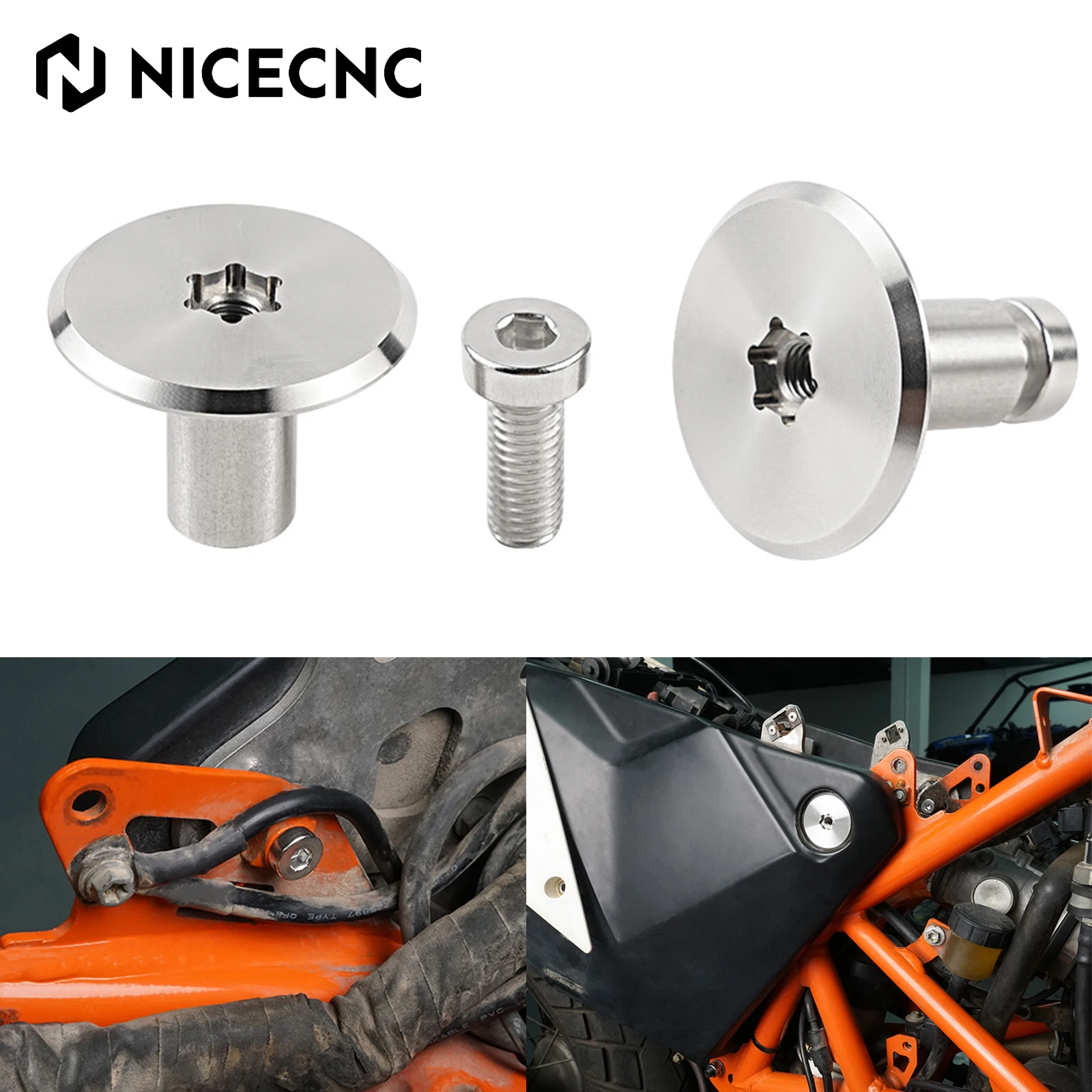 

For 2014-2022 KTM 690 Enduro R SMC R Frame Tank Mounting Bolts For Husqvarna 701 Enduro 701 Supermoto 2016-2022 2021 2020 2019