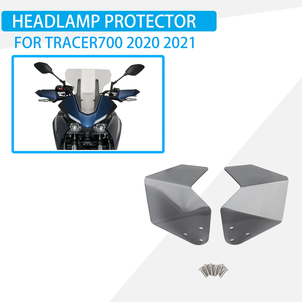 

Новые аксессуары для мотоциклов для YAMAHA TRACER 700 Tracer 700 Tracer 7 GT MT-07 2020 2025 прозрачная защита фар