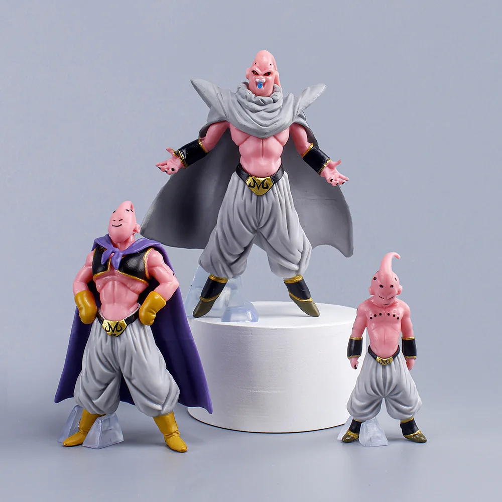 8Pcs/set Dragon Ball Zero Majin Buu Figurine Dbz Figure Super Saiyan Action Figures Collection Pvc Model Statue Children Gifts