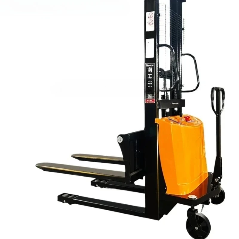 X-S  semi-electric stacker 1 ton 2 tons forklift loading and unloading truck hydraulic lift truck HG