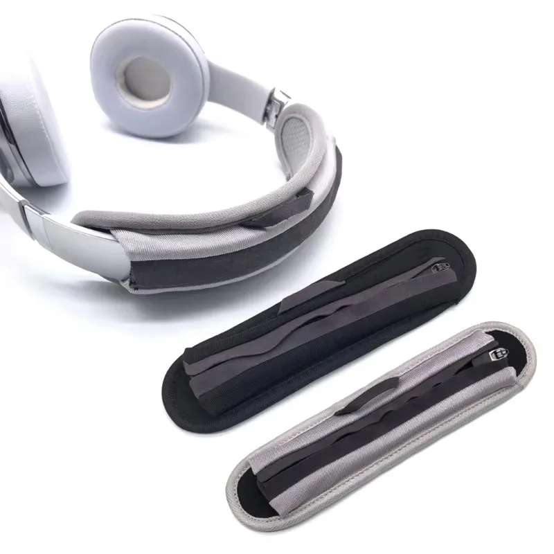 Universal Full Closure Headphone Headband Cover Zipper Cushion for QC35 QC45 Edifier Free W820NB W860NB SOLO2 896C