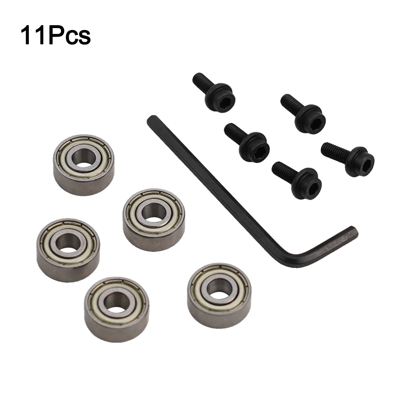 5pcs Router Bits Top Mounted Ball Bearings Guide For Router Bit Bearing Repair Woodworking Milling Cutter Bearing Accessories