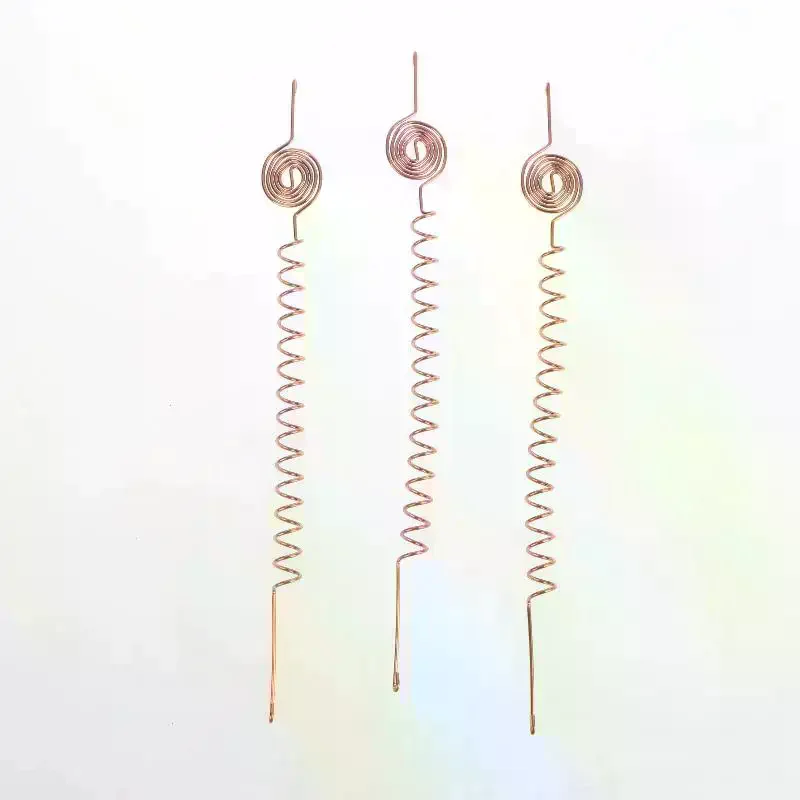 3pcs Vitality Plant Growth Electroculture Plant Stakes Orgone Energy Copper Wire Coil Stakes Plant Support Stakes Garden Plants