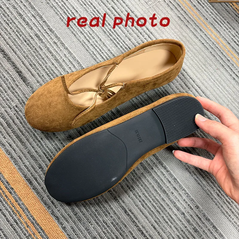 Modische Schmetterlingsknoten-Damenschuhe, flache Schuhe für Damen, lässige, weiche Schuhe mit runder Zehenpartie, Slip-On-Schuhe für Damen. – Detail 10