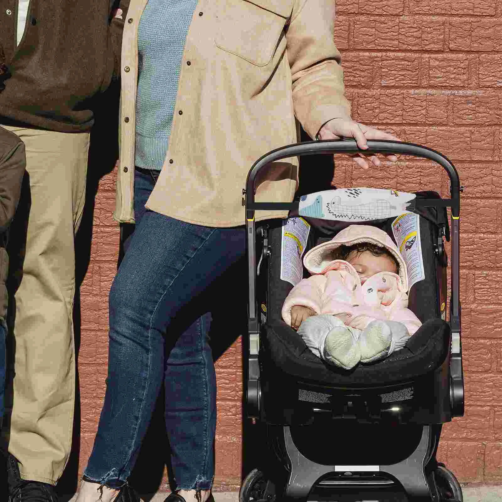 Mascarilla de seguridad para asiento de bebé, 3 piezas, diadema, correa para cochecito, mascarilla para dormir infantil, soporte para carrito,