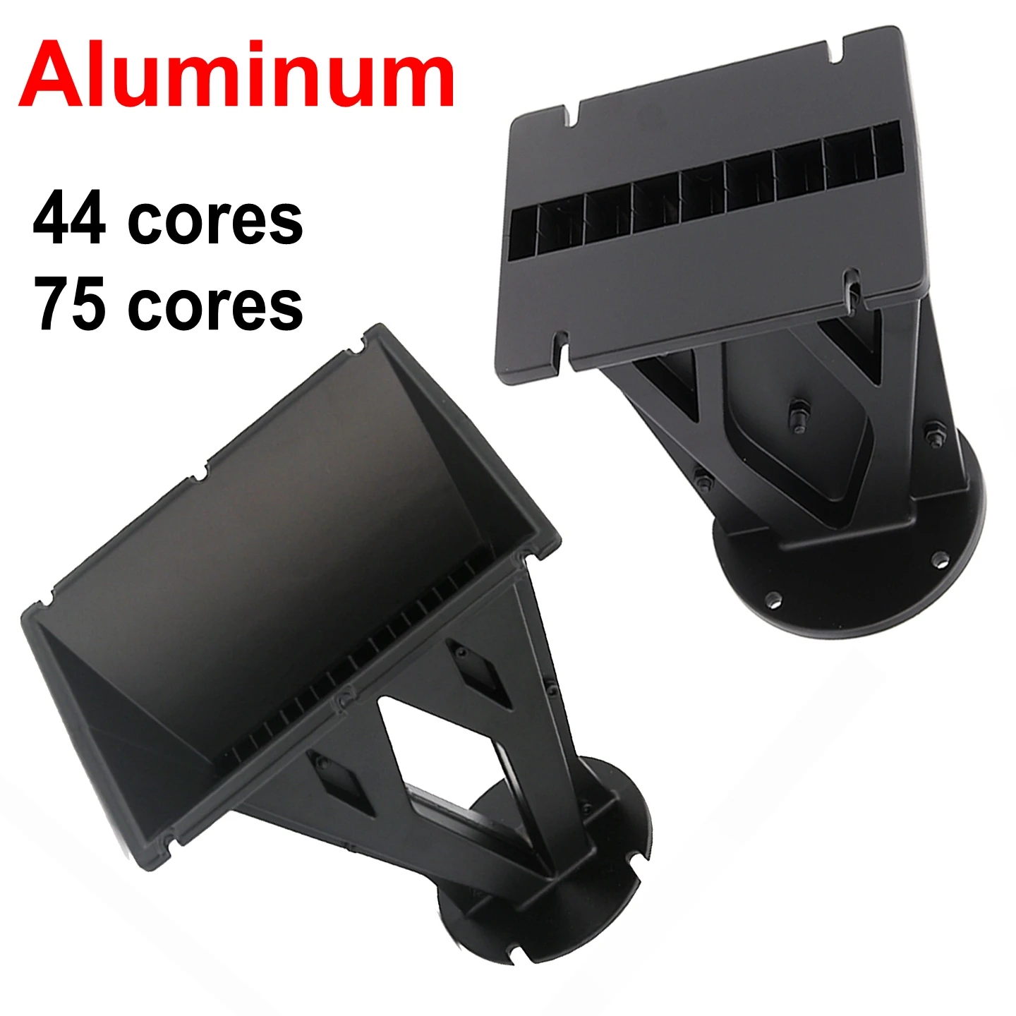 

Audio dual single internal streamline array tweeter, aluminum horn cast aluminum alloy flat mouth drive head 44 cores 75 cores