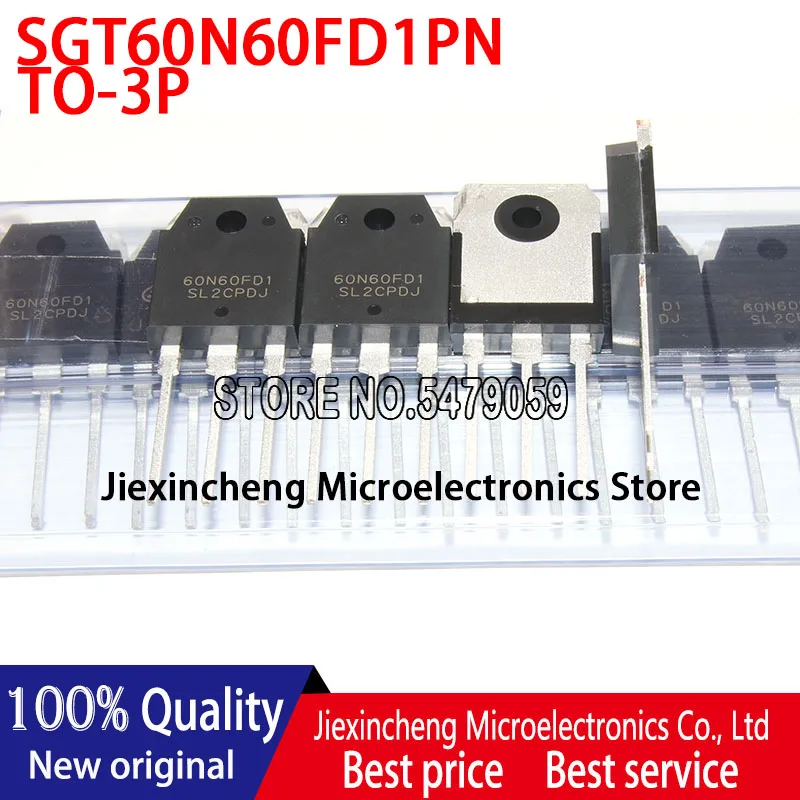 10PCS SGT60N60FD1PN 60N60FD1 TO-3P 600V 60A IGBT Nouveau original