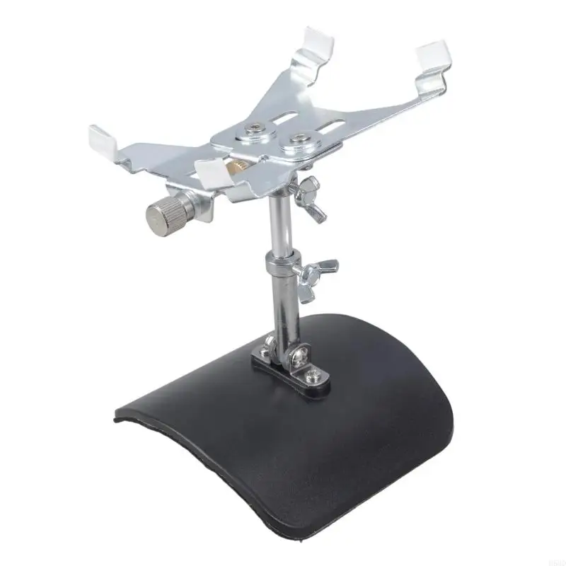

Silver Stand Stable Nonslip Design Guitar Playing Rack for Secure Performances