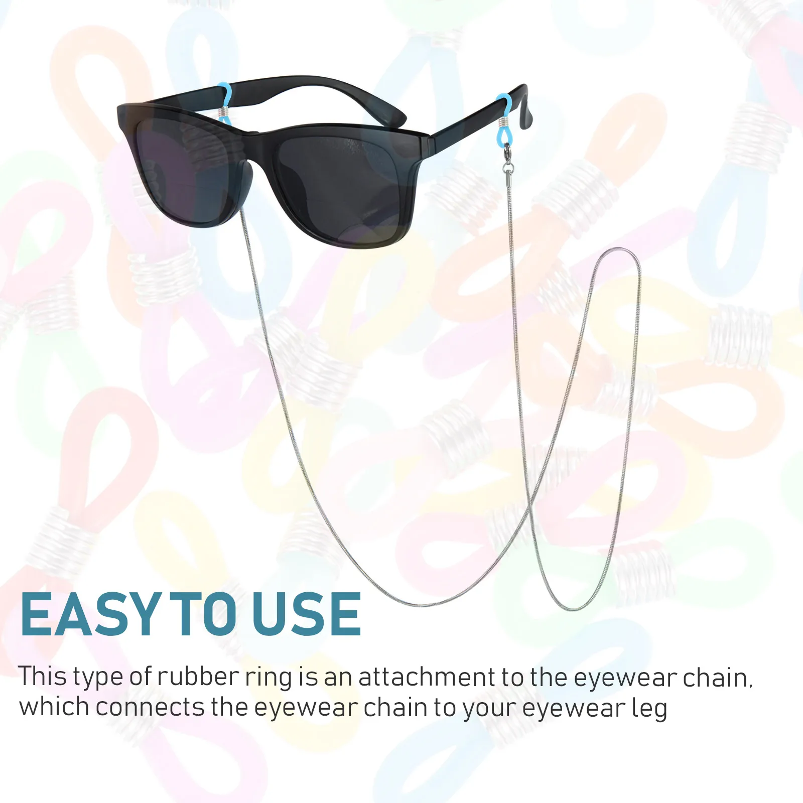 

Glasses Anti-slip Rings Durable Quality Material Fits Various Ear Shapes Perfect for Daily Outdoor Use Eyeglasses Retainer