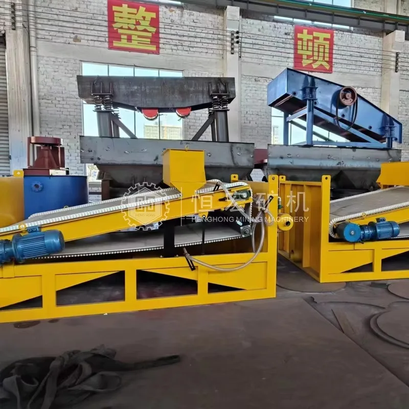 Modello caldo 2000*2500 1000*2000 MM Ad Alta Intensità di Sfumatura Ferro Rem ovale Cintura Bagnata Incline Piatto Magnete Magnetico Separatore per Minerale