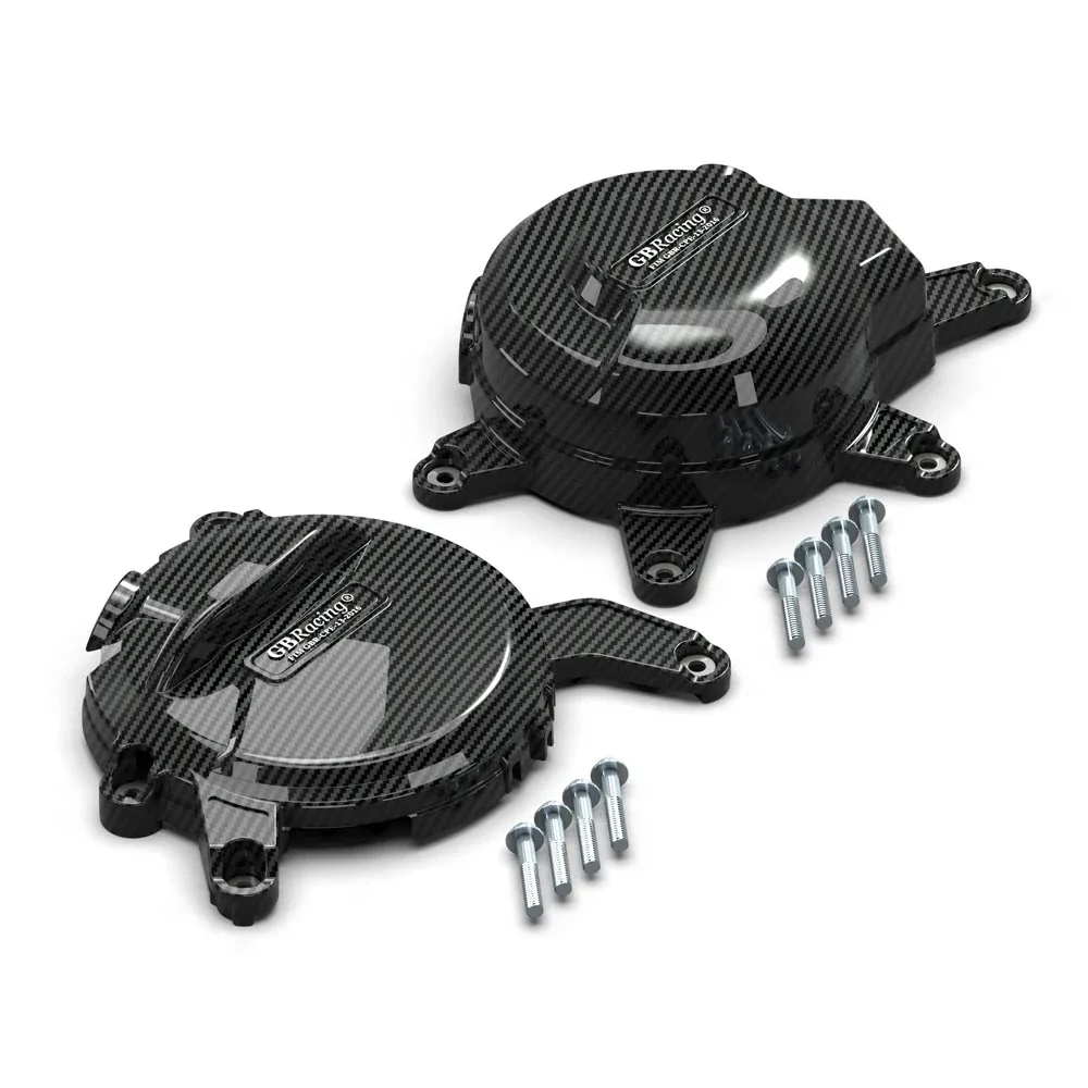 For KTM RC 390 2017-2021 DUKE 390 2016-2021 Engine Protection Cover carbon-look - Image 6