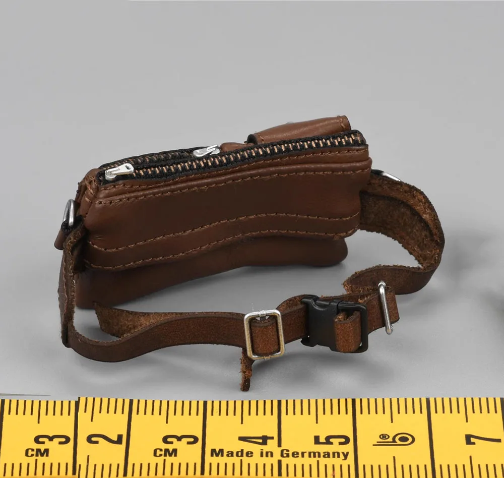 1/6 DAMTOYS DMS038 Residents of the Evil Game Charactor Player Female Leather Shoulder Waist Strap Belt Bag Fit 12\