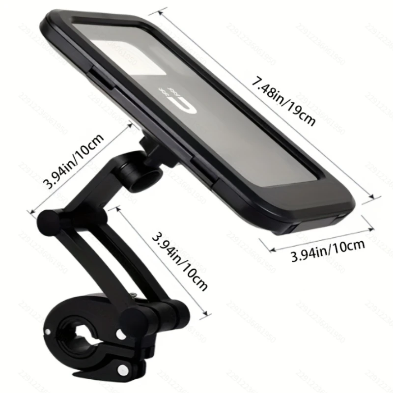 Motorcycle, bicycle navigation phone holder all inclusive riding, touch screen, universal magnet 360 ° rotation phone protective - view 6
