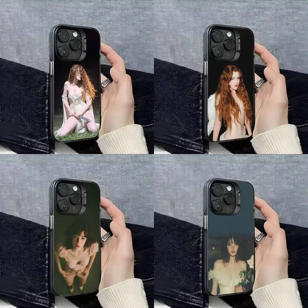 

S-Saint Singer Avangeline Phone Case For iPhone 17,16,15,14,13,12,11,Pro,Max,Plus,E,SE4,Air,Mini Black IMD Cover