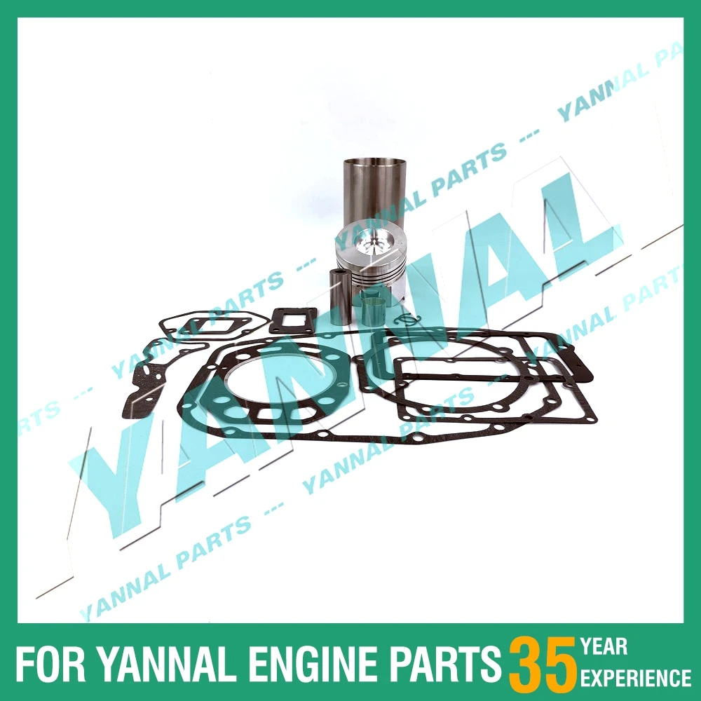 

New Good Quality TF160 Full Gasket Kit & Piston Ring & Cylinder Liner & Piston & Con Rod Bearing 0.2 For Yanmar TF160 Engine