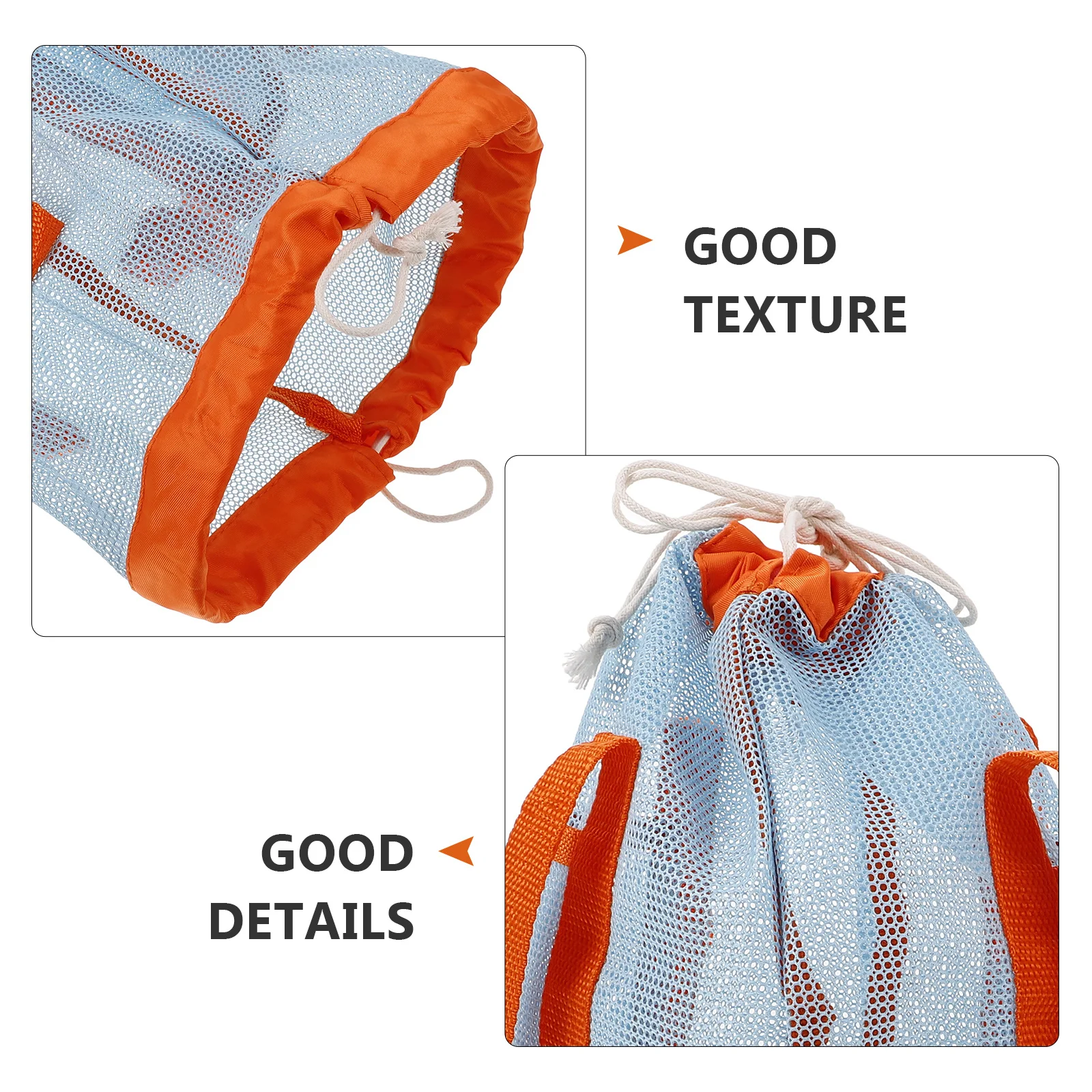 Custodia in rete per bambini con sabbia, borsa da trasporto da spiaggia, organizer per bambini, borsa da spiaggia portatile, custodia in rete con coulisse per bambini in piscina