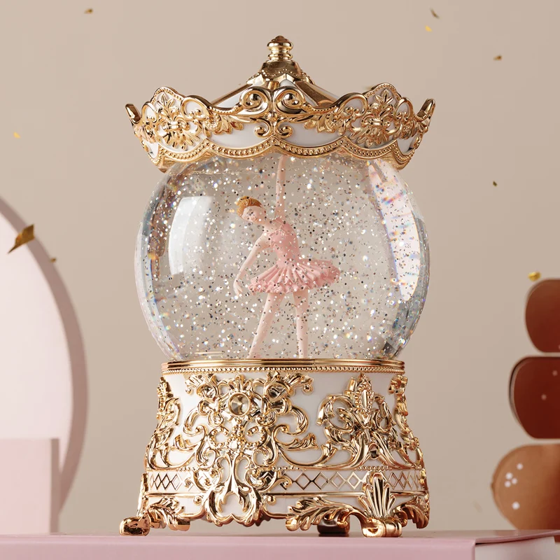 Crystal Ball Music Box Music Box Carousel