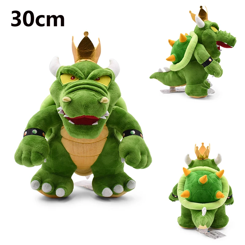 Peluche douce à l'effigie des personnages de Super Mario, Bowser, Meowser, Fury, King, K.Rool, idéal comme cadeau d'anniversaire ou de Noël pour un enfant