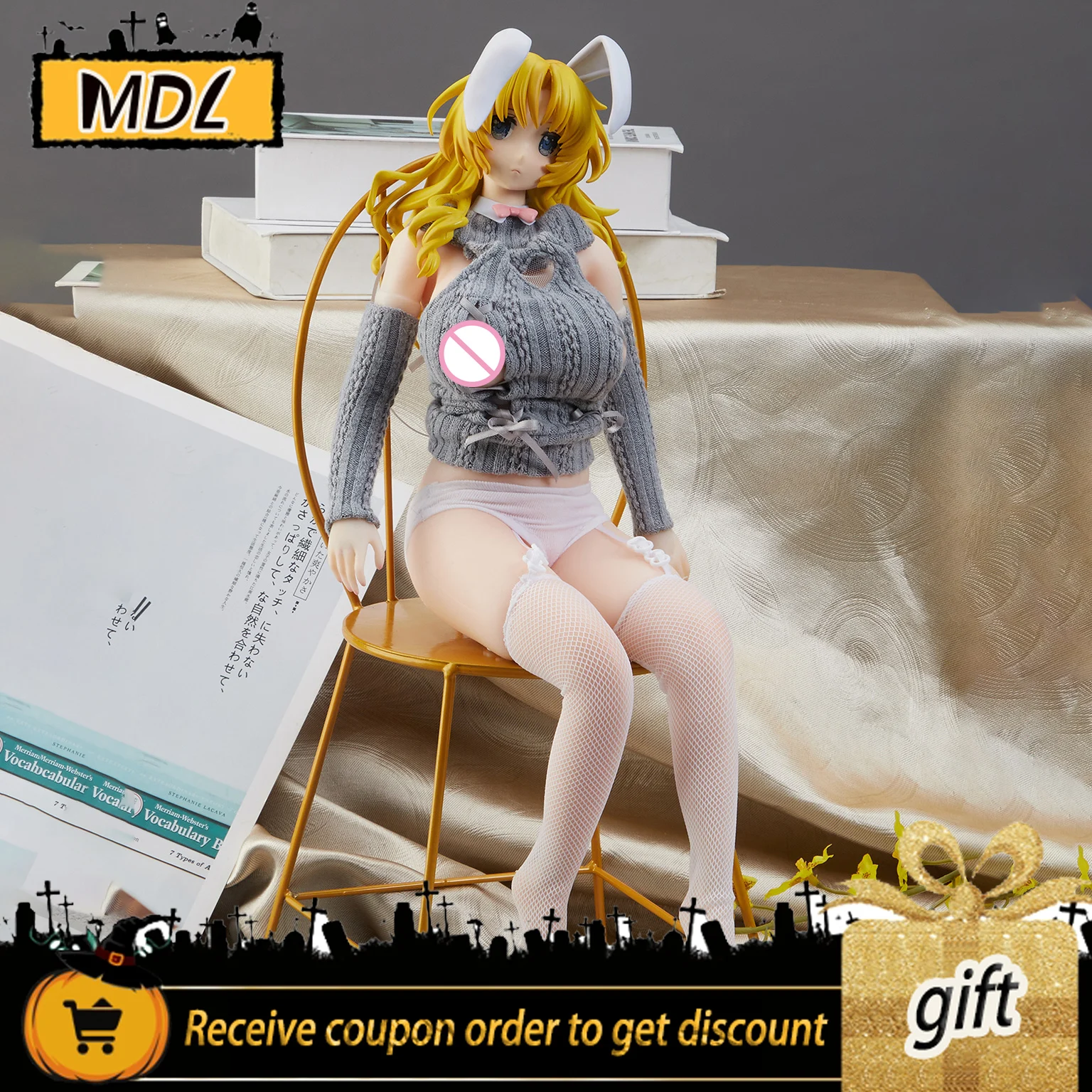 

45 см аниме-кукла - умная мама - регулируемый скелет, силиконовый корпус, съемная скульптура головы из смолы, декоративная модель, магазин кукол MDL