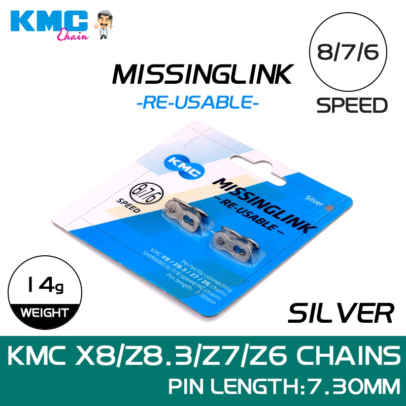 KMC Chain Quick Link 7 8 9 10 11 12 Geschwindigkeit MTB Strom fehlende Glieder 2 Paar Fahrradkette Power Link Fahrradkettenspanner