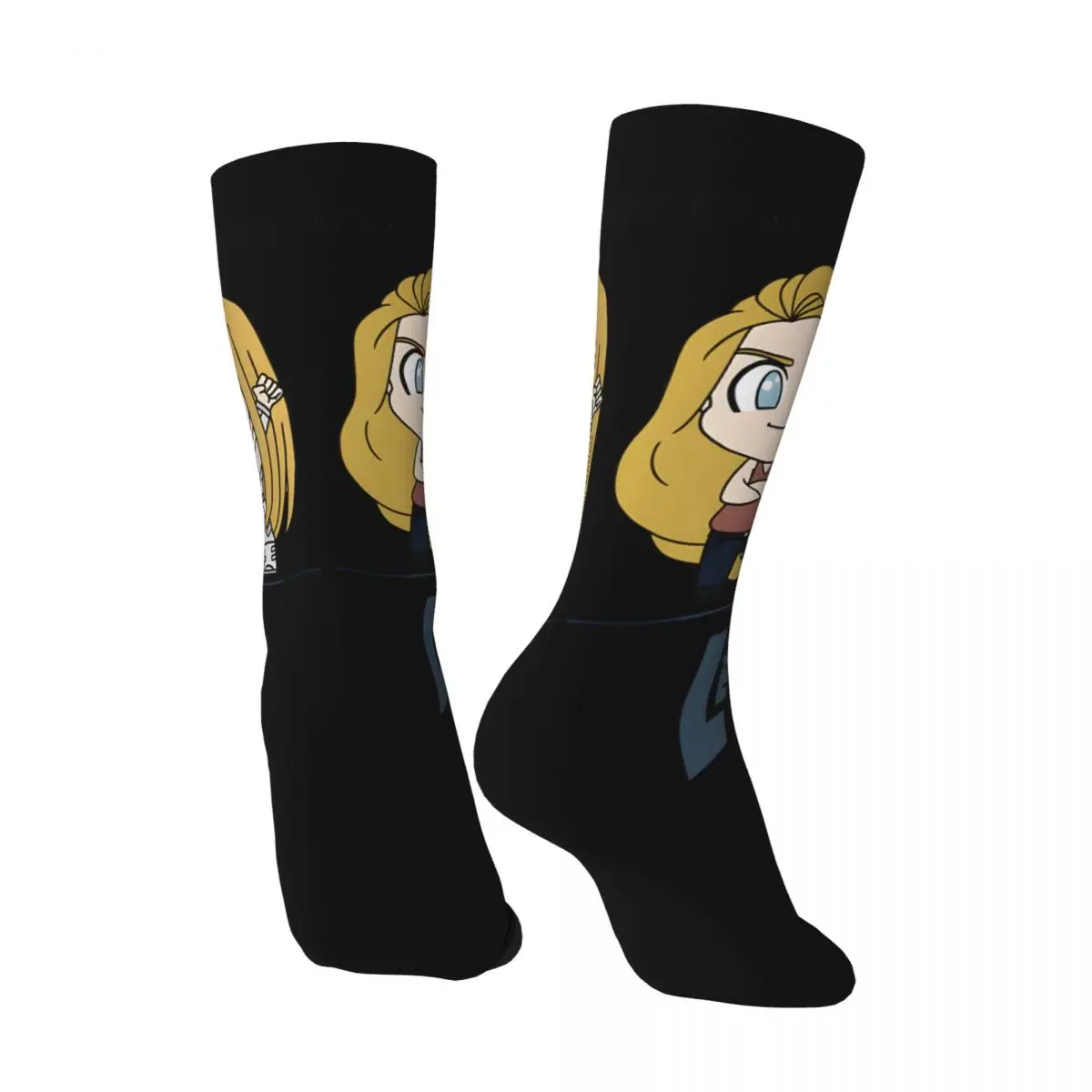 Funny Happy Men's compression Socks Eccentric Vintage Harajuku Legends of tomorrow Street Style Novelty Pattern Crew Crazy Sock